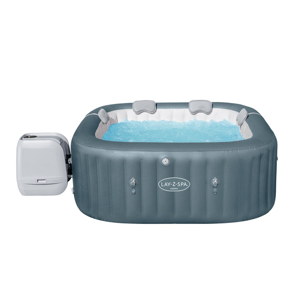 Bestway Lay-Z-Spa Hawaii HydroJet Pro Whirlpool 60031, 180 x 180 x 71 cm, 4-6 Personen, 8 HydroJets, 140 AirJets, WLAN-App-Steuerung